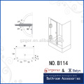 Brass Square Bevel 90 Degree Stop Scharniere Bad Tür Scharnier